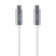 DCU Advance Tecnologic 30402010 cable USB 1 m USB 3.2 Gen 2 (3.1 Gen 2) USB C Gris